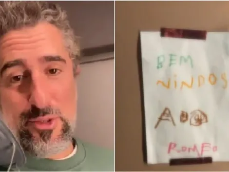 Marcos Mion mostra bilhete escrito pelo filho e emociona web: "Coisa mais linda"