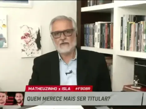 Comentarista é detonado na web após cutucar jogador do Flamengo: 'Como fala mer**'