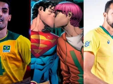 Jogadores da Seleção Brasileira de vôlei trocam farpas nas redes sociais após anúncio do Superman ser bissexual