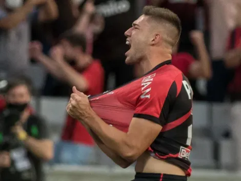 Bissoli celebra empate importante do Athletico contra o Flamengo 