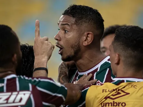 Héroi da vitória do Fluminense contra o Sport celebra primeiro gol pela equipe