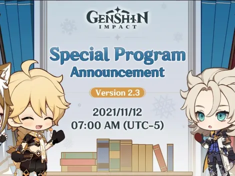 Genshin Impact terá Programa Especial da Nova Versão 2.3 na próxima sexta (12)