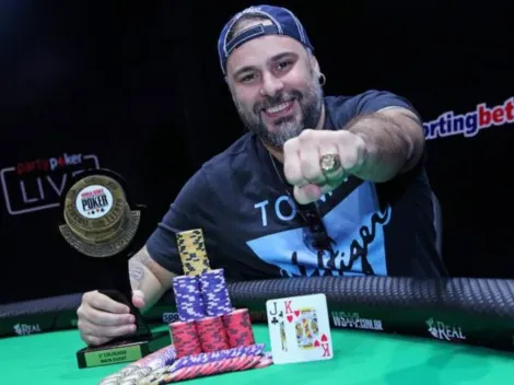 Kadu Campion recebe o anel de campeão mundial de poker dois anos após o título na WSOP Circuit Brasil realizada em 2019