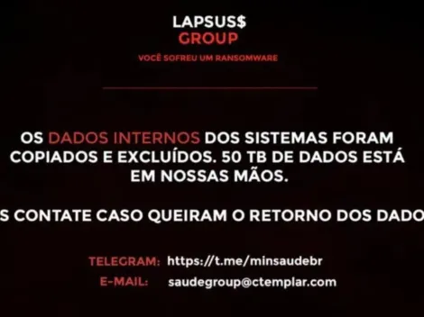 Site do Ministério da Saúde e aplicativo ConecteSUS sofrem ataque hacker