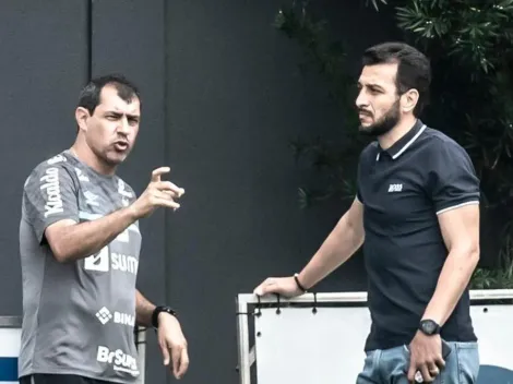 Carille conversa com Edu Dracena e Santos oficializa saída de centroavante