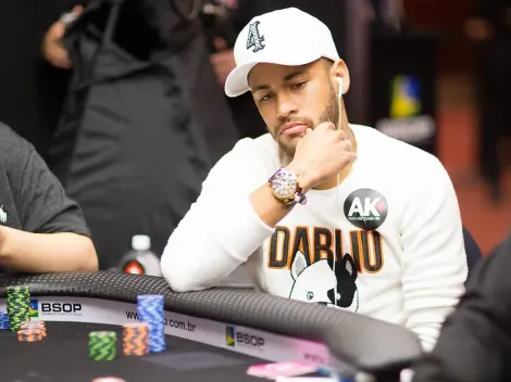 O craque Neymar já foi mesa finalista do High Roller no BSOP; relembre como foi esse momento dele no poker presencial