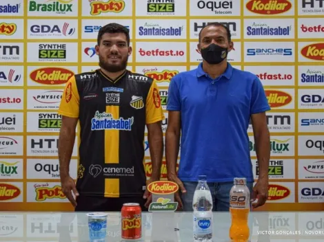 Novorizontino anuncia a contratação do atacante Bruno Silva; atleta tinha vínculo com equipe catarinense