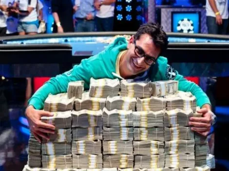 O mágico do poker! Antonio Esfandiari já foi o número um do mundo em ganhos e acabou sendo excluído de um torneio por urinar em uma garrafa