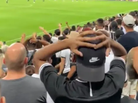 ASSISTA! Torcedor do Santos se 'infiltra' na Arena e tira onda de corintianos em vídeo