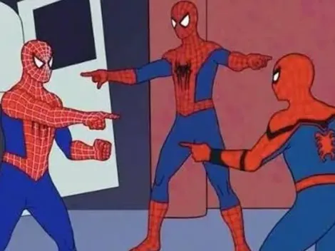 Homem-Aranha: Tom Holland, Andrew Garfield e Tobey Maguire recriam o famoso meme do personagem