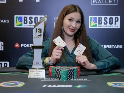 Brasileirão de poker: Jogadora russa que venceu o Ladies supera Caio Hey em heads-up do High Roller no BSOP São Paulo