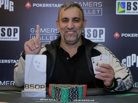 Brasileirão de poker: Atual campeão do ranking vence torneio turbo e aumenta a galeria pessoal de troféus do BSOP