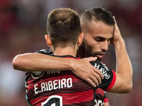 Crítica chega a Thiago Maia e volante responde torcedor do Flamengo de ‘bate pronto’