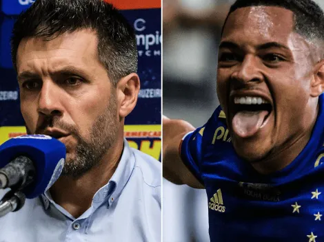 Pezzolano fala pela 1ª vez após saída de Vitor Roque do Cruzeiro