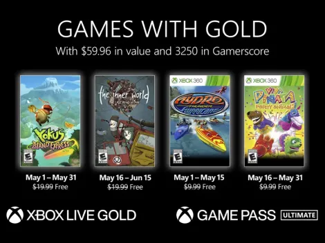 Xbox Games with Gold terá Yoku’s Island Express, The Inner World e mais jogos em maio