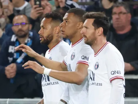 Mesmo ‘atrasado’, trio de ataque do PSG está a 2 gols de ser o melhor da Europa na temporada