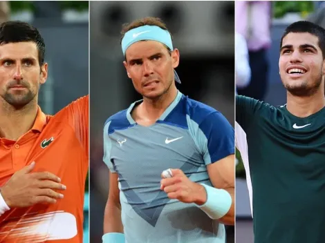 Tênis | Medvedev e Tsitsipas de um lado, Nadal, Djokovic e Alcaraz do outro; saiu o chaveamento de Roland Garros