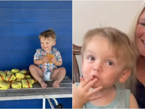 Criança de 2 anos pede 31 cheeseburgers do McDonald's e viraliza na web