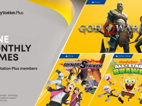 PlayStation Plus está com God of War, Naruto e Nickelodeon All-Star Brawl de graça em junho