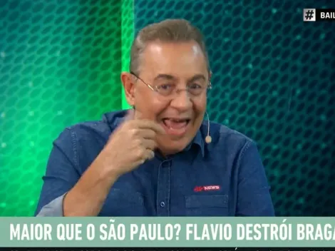 Olha a treta! Flávio Prado afirma que Bragantino 'já é maior' que São Paulo; assista