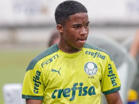 “Nos bastidores…”; Endrick não é o único e futuro de joia do Palmeiras chama a atenção