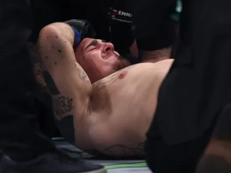 Luta principal do UFC Londres termina em 16 segundos após séria lesão de inglês