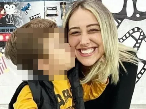 Menino de 6 anos surpreende a mãe durante foto dela com o namorado
