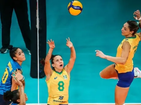 Vôlei: Brasil atropela Colômbia em sua melhor atuação no Mundial e garante vaga à segunda fase