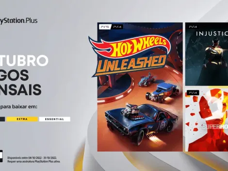 PlayStation Plus: Injustice 2, Hot Wheels Unleashed e Superhot são os jogos gratuitos de outubro