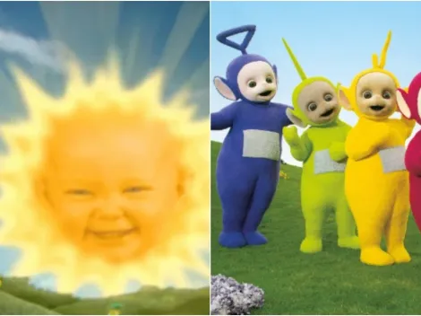 Teletubbies: bebê-sol da primeira versão posta foto acompanhada de criança e web especula