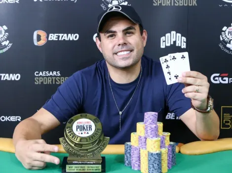 WSOP Brazil Poker: Paulo Gonçalves vence o desafio dos campeões e leva o primeiro título da série