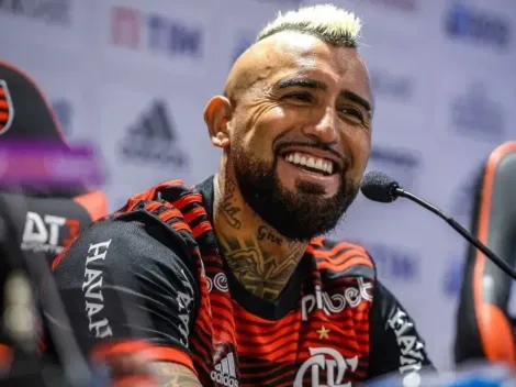 Vidal 'perde a linha' em festa do Fla e provocação ao Real turbina redes; Assista!