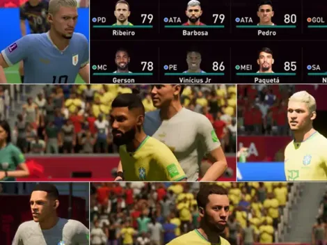 Jogadores do Flamengo estão no FIFA 23 em modo Copa