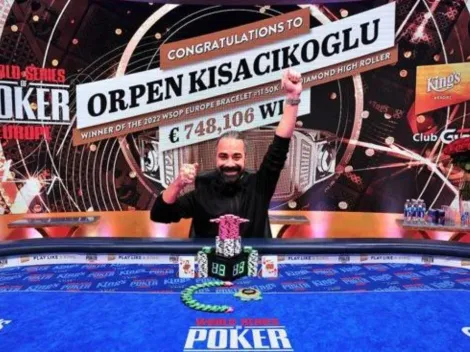 Orpen Kisacikoglu venceu o Diamonds da WSOP Europa