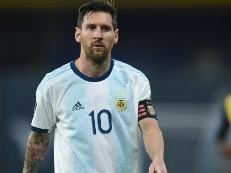 Messi fala pela 1ª vez e após ser flagrado com tornozelo inchado