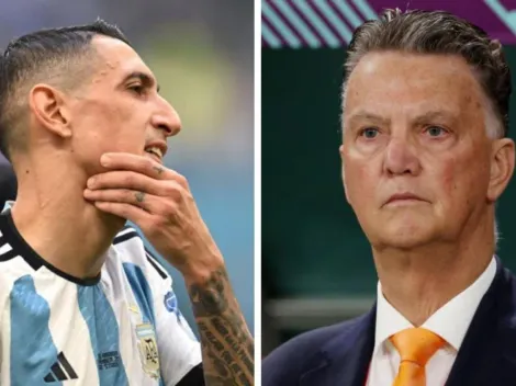 Treta! Di Maria e Van Gaal apimentam duelo entre Argentina e Países Baixos