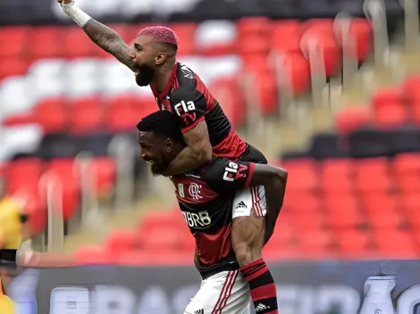 Gabigol volta a provocar rivais ao comemorar retorno de Gérson