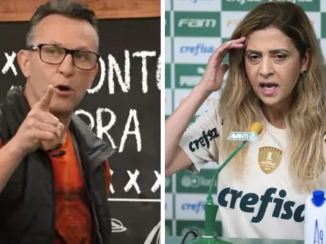 Neto enlouquece com atitude de Leila e entrega recado a presidente do Palmeiras