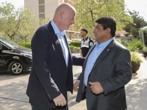 Infantino visita delegação da Seleção e tem reunião reservada com Ednaldo Rodrigues