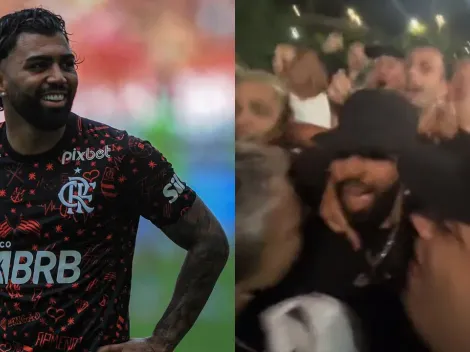 [VÍDEO] Gabigol ‘enlouquece’ até rivais com atitude em saída de boate