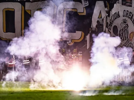" Essa definição vai ser..."; Santos pode ter severa punição após mais um caso de bombas no campo da Vila