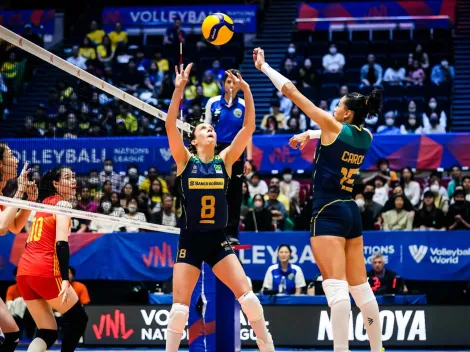 Vôlei: Brasil irá enfrentar a China nas quartas da Liga das Nações feminina