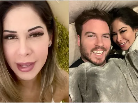 EITA! Maíra Cardi EXPÕE mensagem de internauta dando em cima de seu noivo, Thiago Nigro