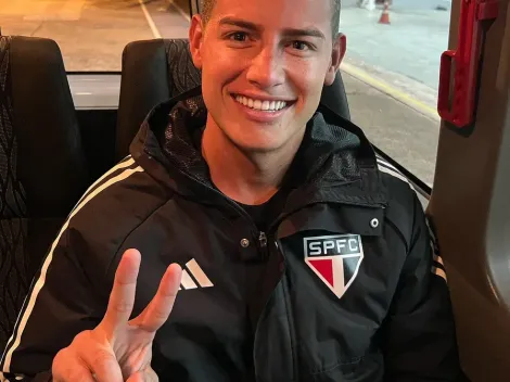 James Rodríguez chega em São Paulo e se ENCANTA com torcida Tricolor; veja