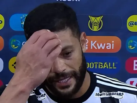Ele fez isso logo após ser eliminado para o Palmeiras: Hulk “chora” ao vivo