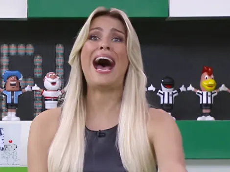 Renata Fan 'apronta' ao vivo após eliminação do Grêmio