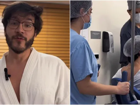 Eliezer passa por cirurgia de ginecomastia e atualiza seguidores sobre estado de saúde: “Sem dor”