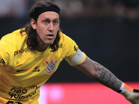 Cássio se empolga e faz muitos elogios a jogador do Corinthians durante entrevista