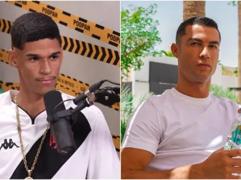 Com homenagem ao Vasco e Cristiano Ronaldo, Luva de Pedreiro 'entrega' nome do filho