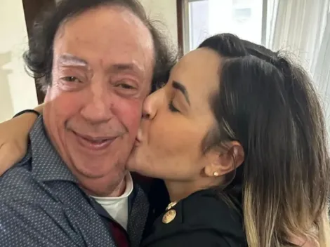Deolane Bezerra visita Marcos Oliveira, o Beiçola, e faz doação de R$ 50 mil ao ator